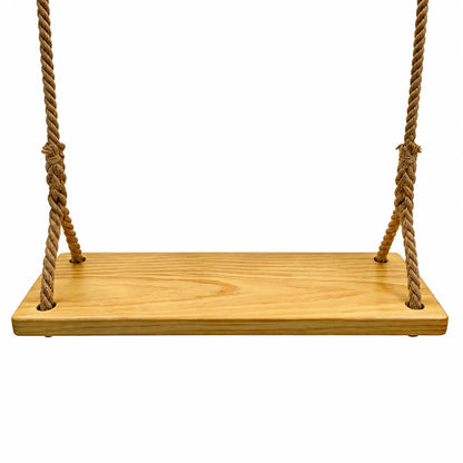Tree Swing Seat Elm Wood With Hanging Kit