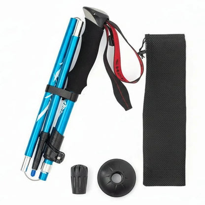 Trekking Pole Adjustable 43-51 In Aluminum Wrist Strap