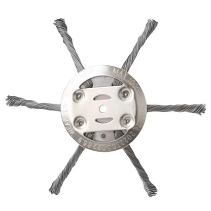 Trimmer Attachment Rotating Steel Brush Universal Fit