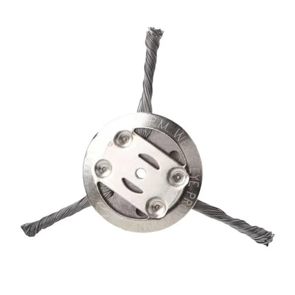 Trimmer Attachment Rotating Steel Brush Universal Fit