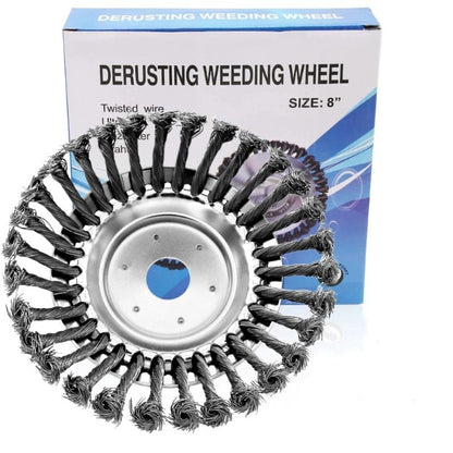 Trimmer Brush Head Twisted Carbon Steel Weed & Moss Clearing