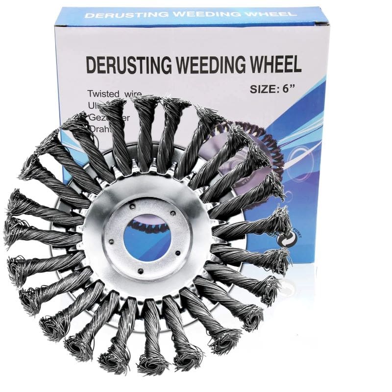 Trimmer Brush Head Twisted Carbon Steel Weed & Moss Clearing