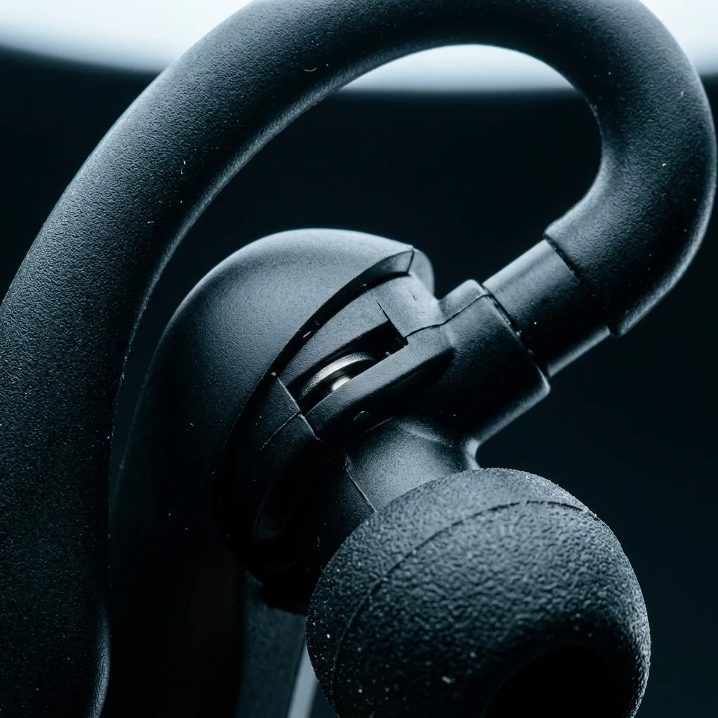 Trucker Bluetooth Headset Dual Mic Noise-Canceling 25-Hour Talk Time