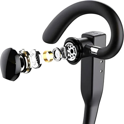 Trucker Bluetooth Headset Dual Mic Noise-Canceling 25-Hour Talk Time
