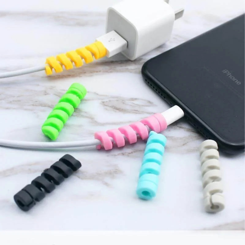 USB Cable Protector Strain Relief Multiple Colors