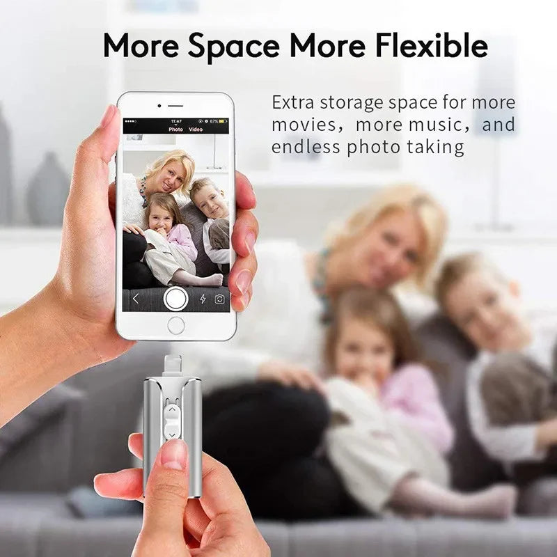 USB Flash Drive Multi-Device USB 3.0 Metal Casing