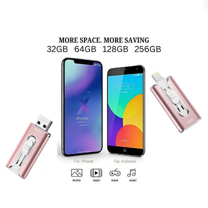 USB Flash Drive Multi-Device USB 3.0 Metal Casing