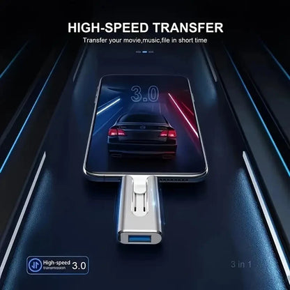 USB Flash Drive Multi-Device USB 3.0 Metal Casing