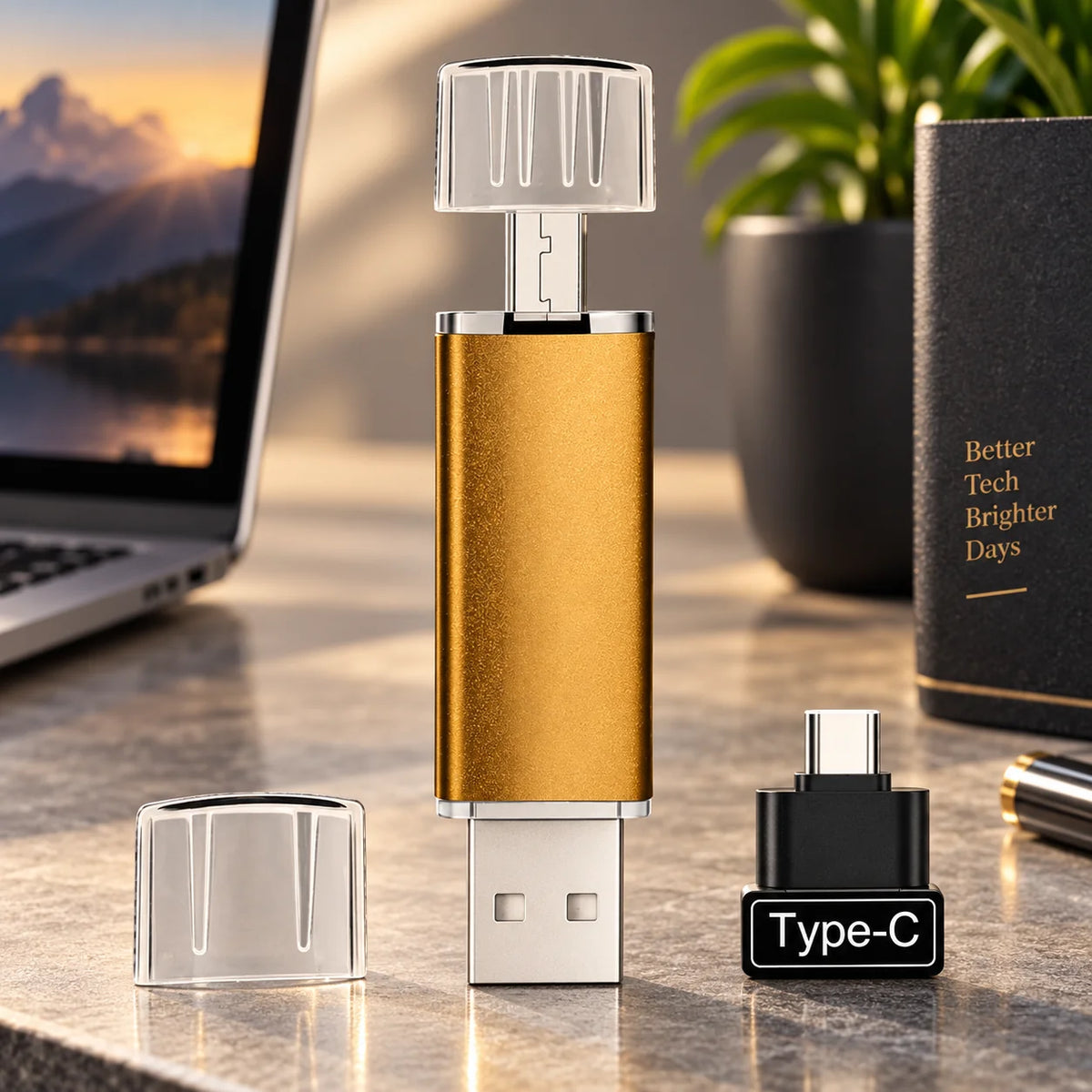 USB Flash Drive OTG Plug-And-Play Pocket-Sized