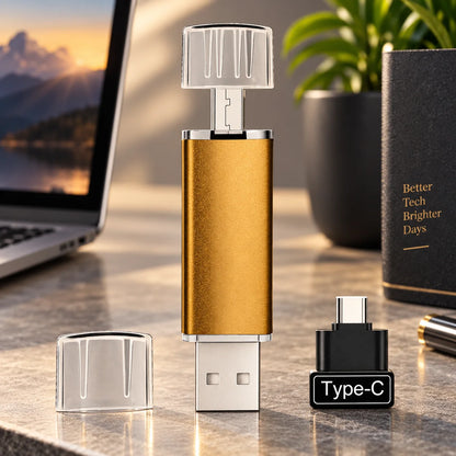USB Flash Drive OTG Plug-And-Play Pocket-Sized