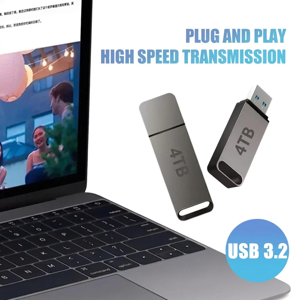 USB Flash Drive Waterproof & Shockproof 4TB