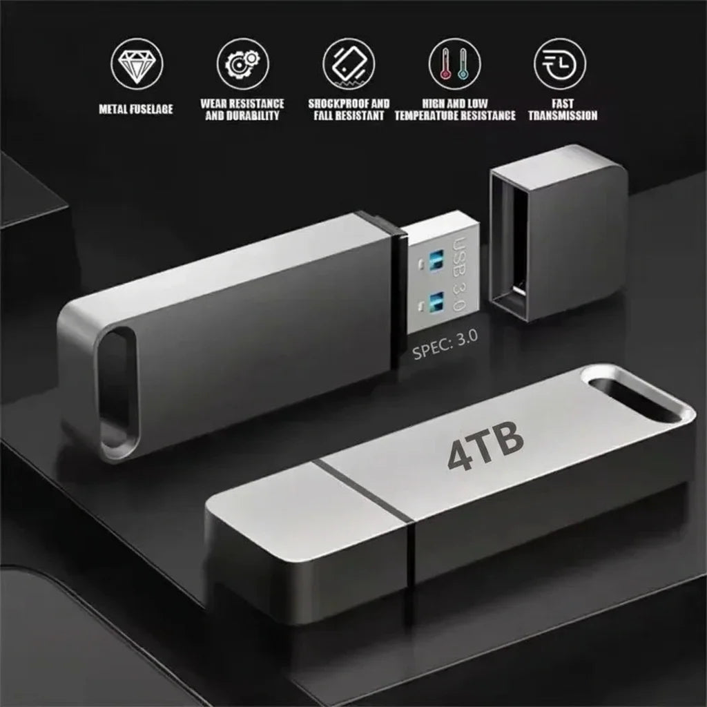 USB Flash Drive Waterproof & Shockproof 4TB