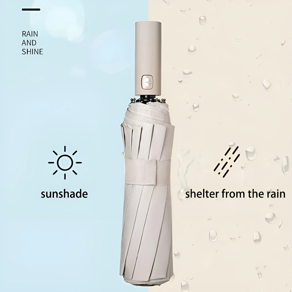 Umbrella Automatic Open-Close SPF 50 Windproof