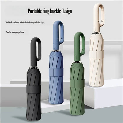 Umbrella Automatic Wind-Resistant Compact One-Handed Operation