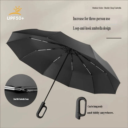 Umbrella Automatic Wind-Resistant Compact One-Handed Operation