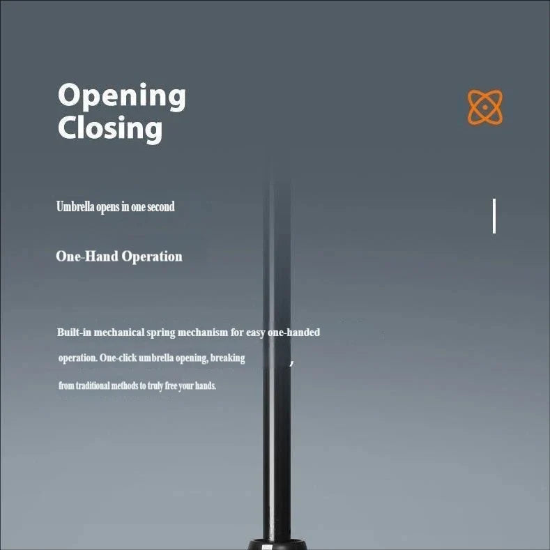 Umbrella Automatic Wind-Resistant Compact One-Handed Operation