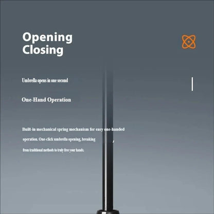 Umbrella Automatic Wind-Resistant Compact One-Handed Operation