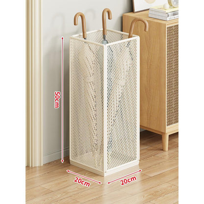 Umbrella Stand Ventilated Metal Mesh Compact Storage