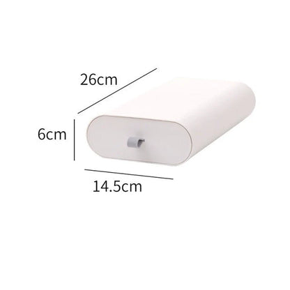 Under-Desk Storage Box Lidded Plastic Space-Saving