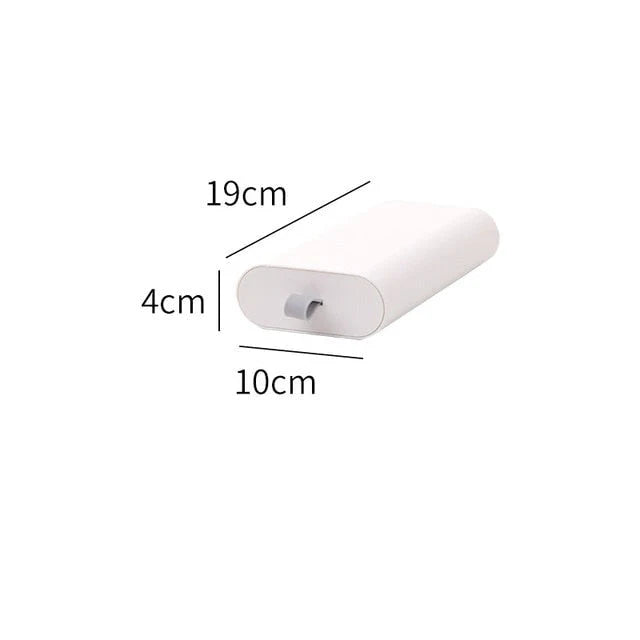 Under-Desk Storage Box Lidded Plastic Space-Saving