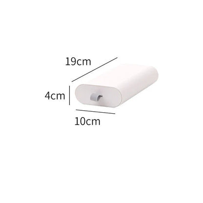 Under-Desk Storage Box Lidded Plastic Space-Saving