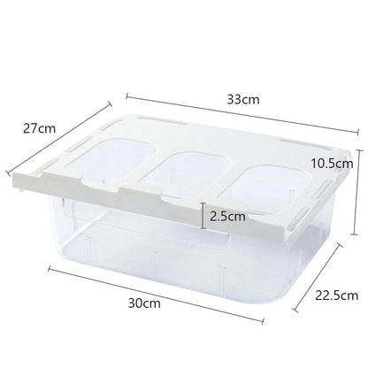 Under Desk Storage Drawer Pull-Out Dust-Resistant Plastic