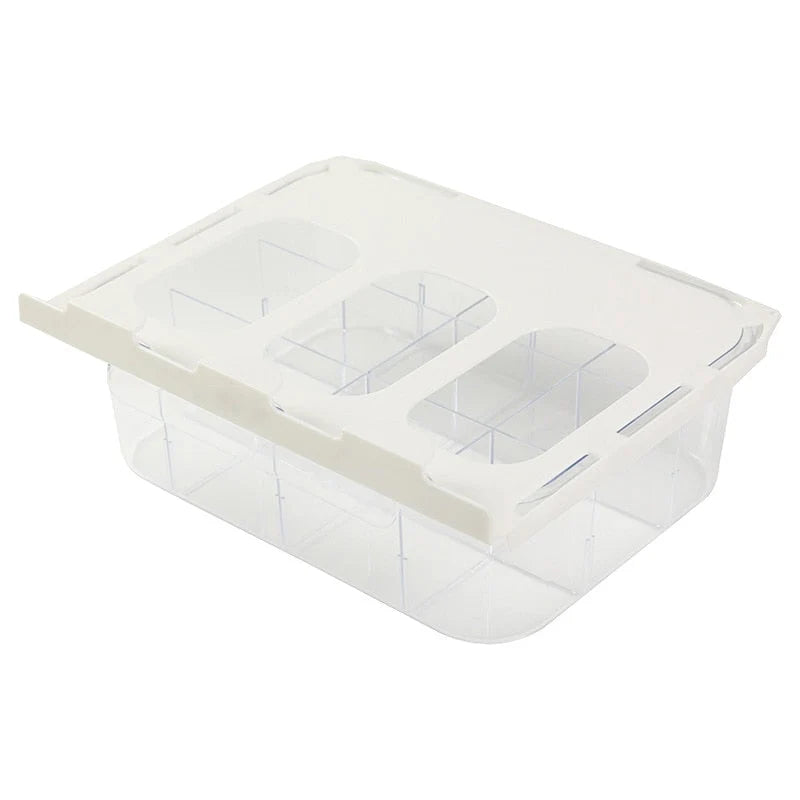 Under Desk Storage Drawer Pull-Out Dust-Resistant Plastic