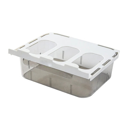 Under Desk Storage Drawer Pull-Out Dust-Resistant Plastic