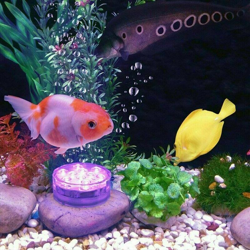 Underwater LED Lamp 16 Colors Four Modes IP68 Waterproof