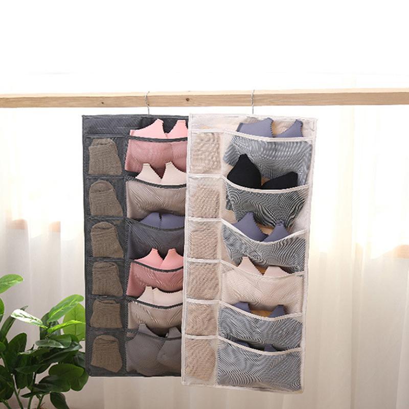 Underwear Organizer Hanging Reversible Multi-Pocket