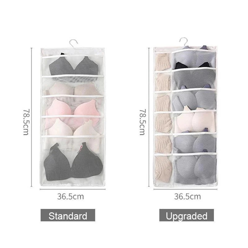 Underwear Organizer Hanging Reversible Multi-Pocket
