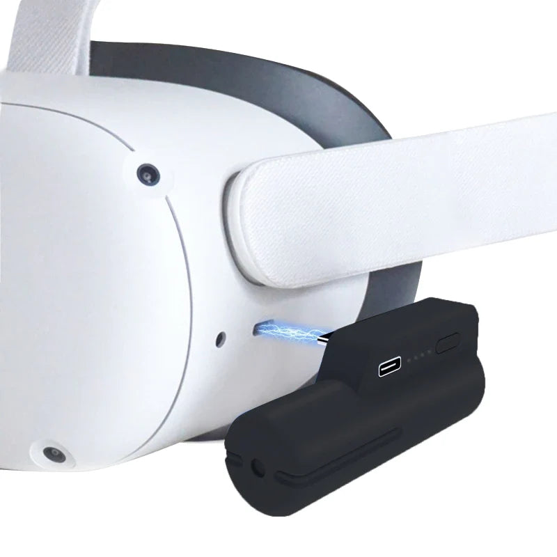 VR Headset Power Bank 5000mAh Plug-In Cable-Free