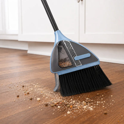 Vacuum Broom Cordless Pressure-Activated Nozzle USB Rechargeable