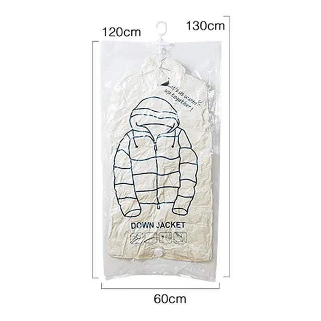 Vacuum Storage Bags Hanging Space-Saving Up to 80%