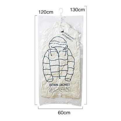 Vacuum Storage Bags Hanging Space-Saving Up to 80%