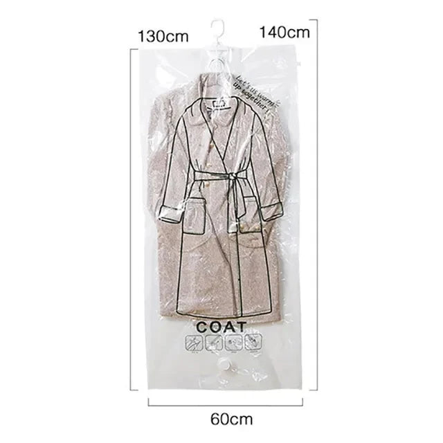 Vacuum Storage Bags Hanging Space-Saving Up to 80%