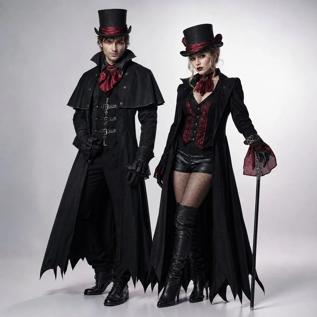 Vampire Costume Adult Classic Halloween Design