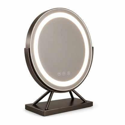 Vanity Mirror Dimmable LED 360° Rotation Detachable 15x Magnifier