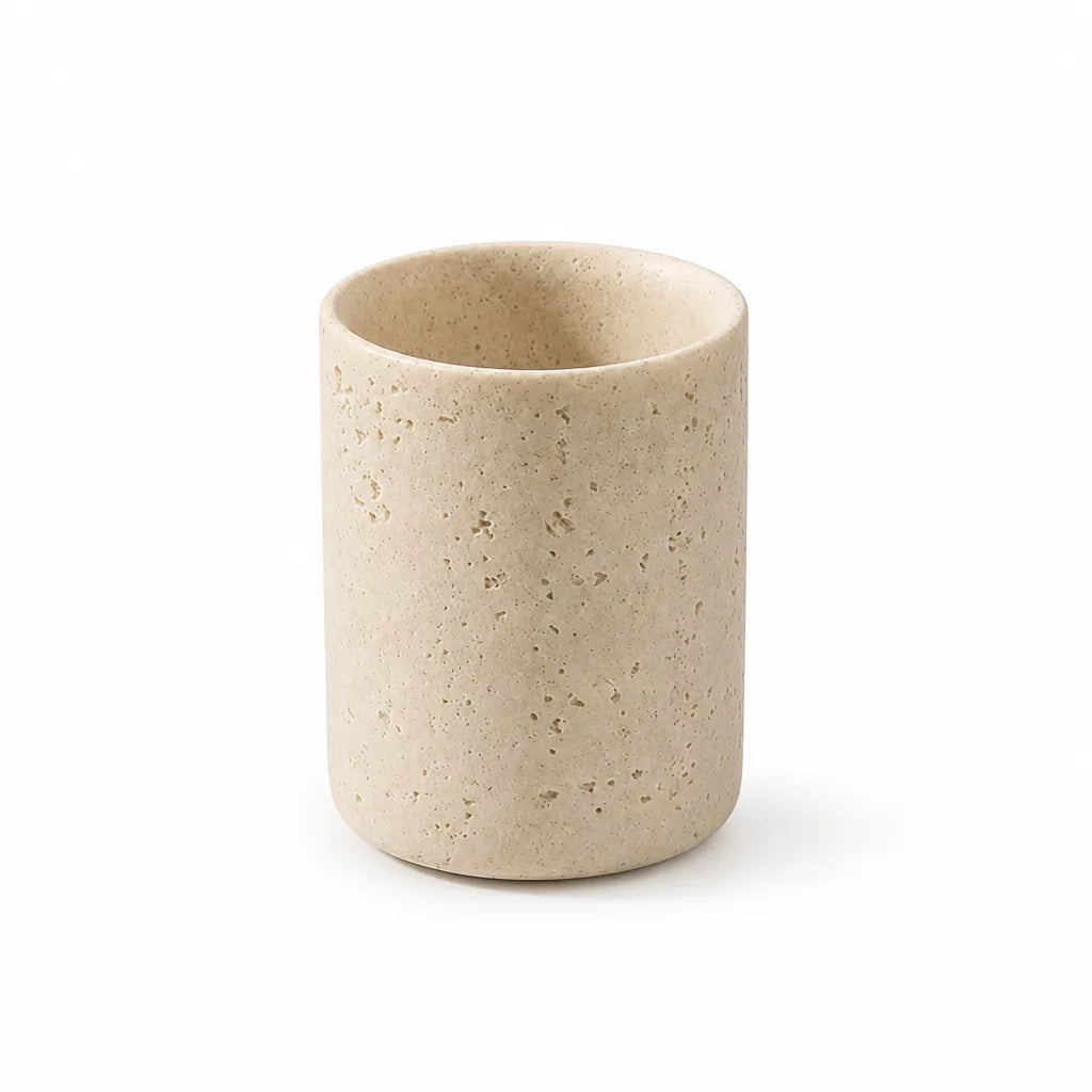 Vanity Tray Sandstone Minimalist Warm Beige