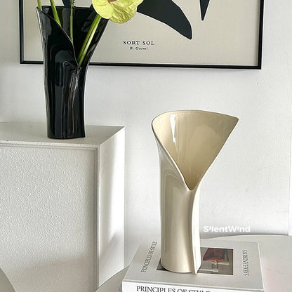 Vase Golf Shaped Sculptural Easy Care