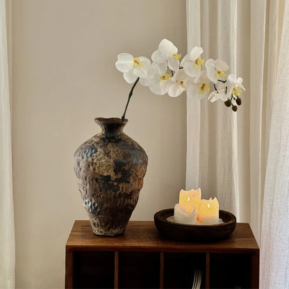 Vase Handcrafted Ceramic Stone Texture