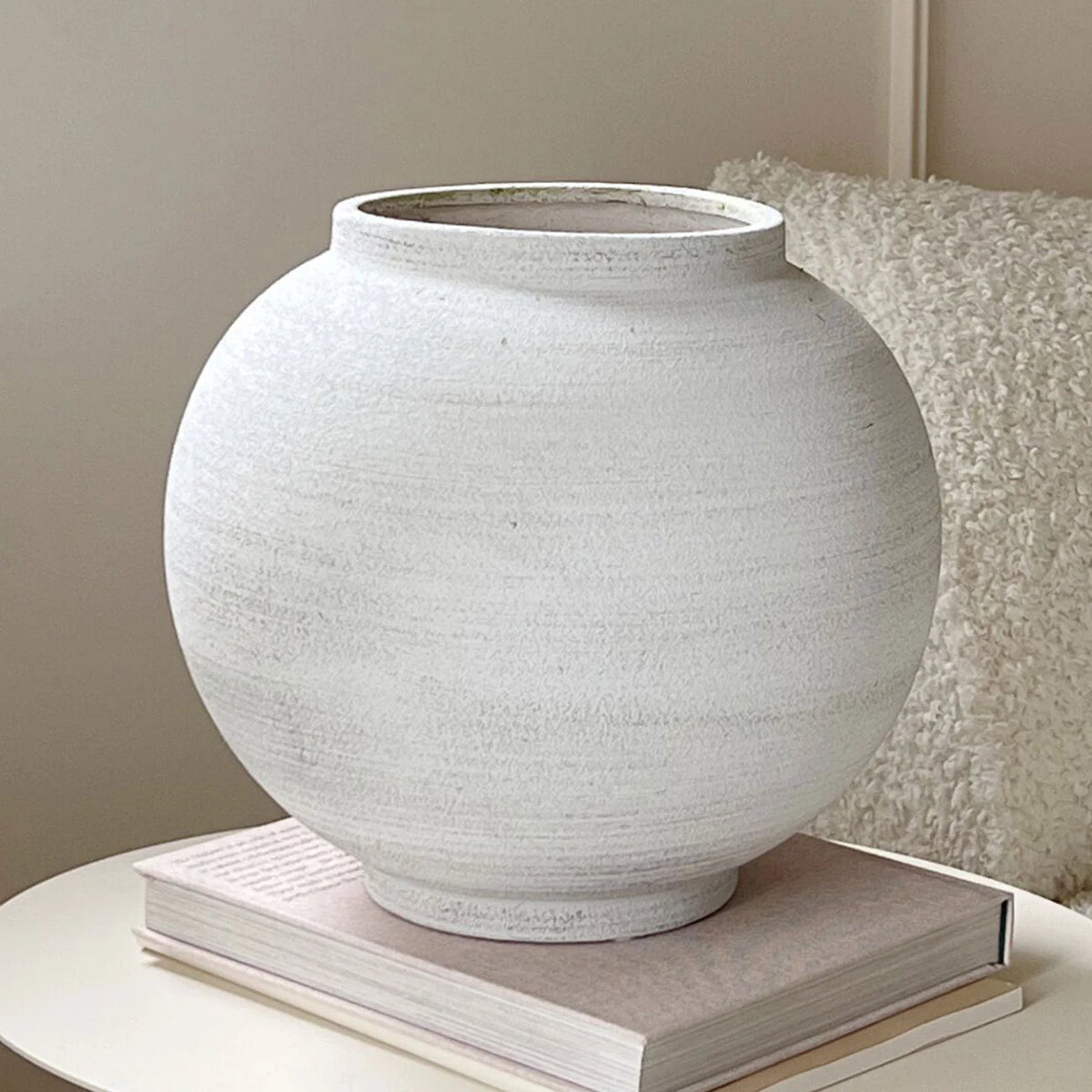 Vase Natural Stone Textured 28cm