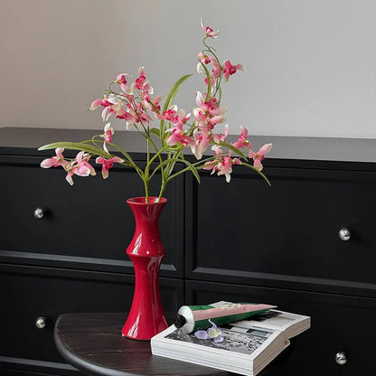 Vase Sculptural Ceramic Glossy Finish