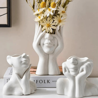 Vase Sculptural Ceramic Medium & Large
