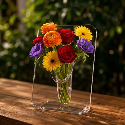 Vase Slim Acrylic Frame Gallery Style