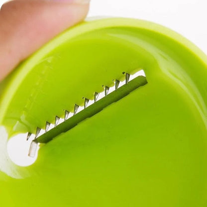 Vegetable Peeler Julienne & Spiral Cutter Stainless Steel Blades