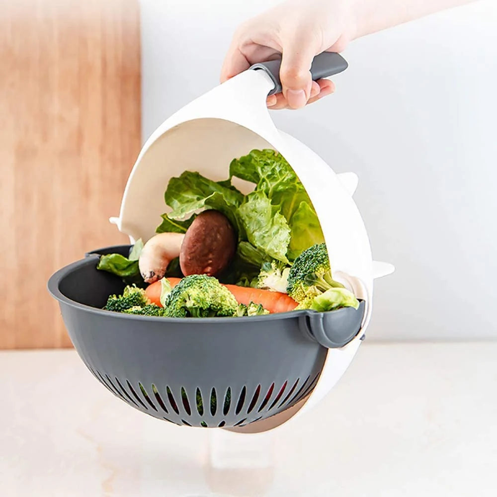 Vegetable Slicer Interchangeable Stainless Blades Catch Bowl