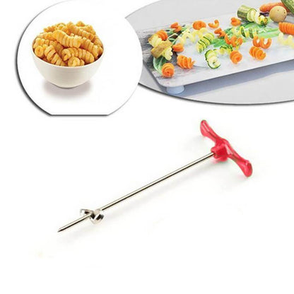 Vegetable Spiralizer Stainless Steel Manual Rotary Cutter