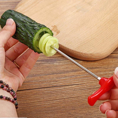Vegetable Spiralizer Stainless Steel Manual Rotary Cutter