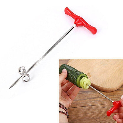 Vegetable Spiralizer Stainless Steel Manual Rotary Cutter